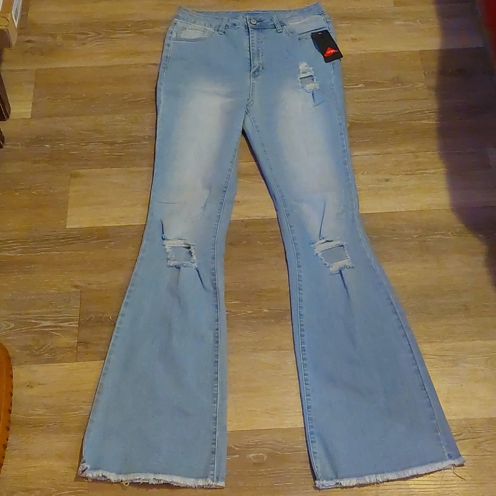 Brand New Lycra Bellbottom Jeans